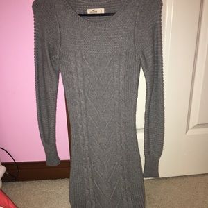 Tight fit sweater dress